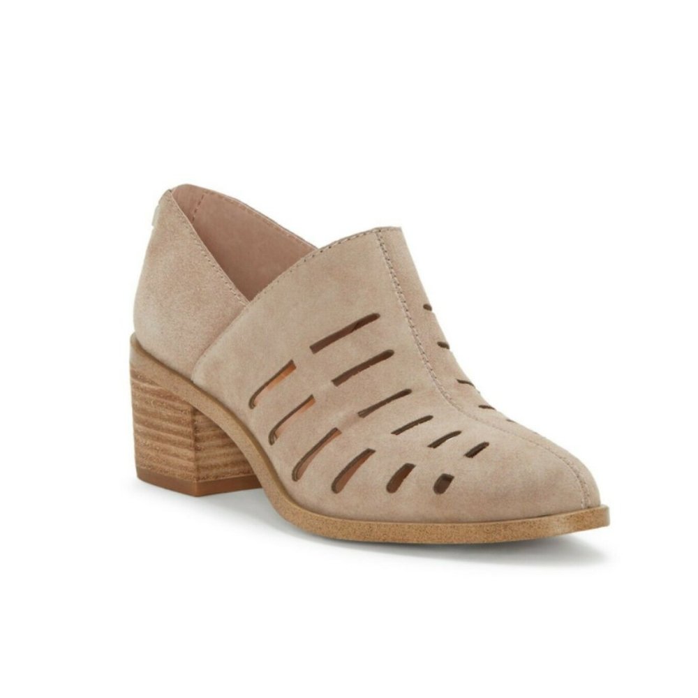 1. State Ilee Beige Suede Ankle Boots  7